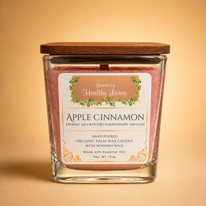 Apple Cinnamon Palm Wax Candle (12 OZ)