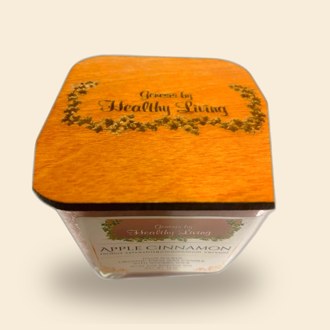 Apple Cinnamon Palm Wax Candle (12 OZ) — 03-description
