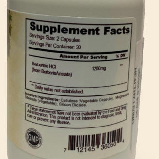 Berberine — 02-supplement-facts