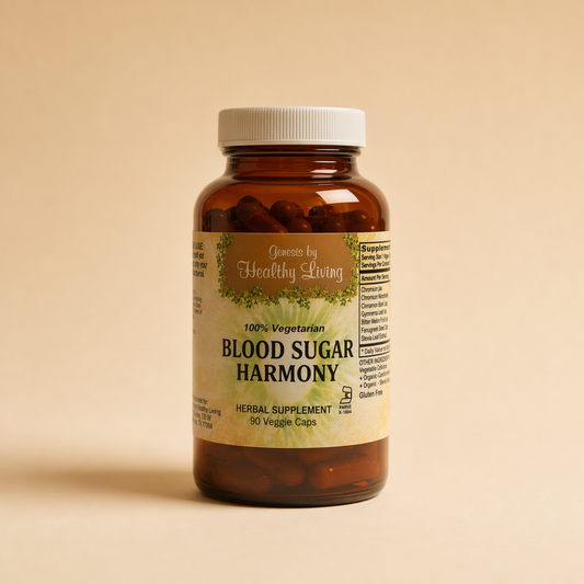 Blood Sugar Harmony product image on cream background
