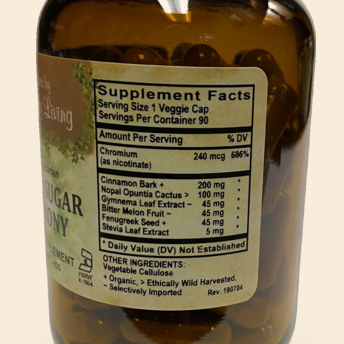 Blood Sugar Harmony — 02-supplement-facts