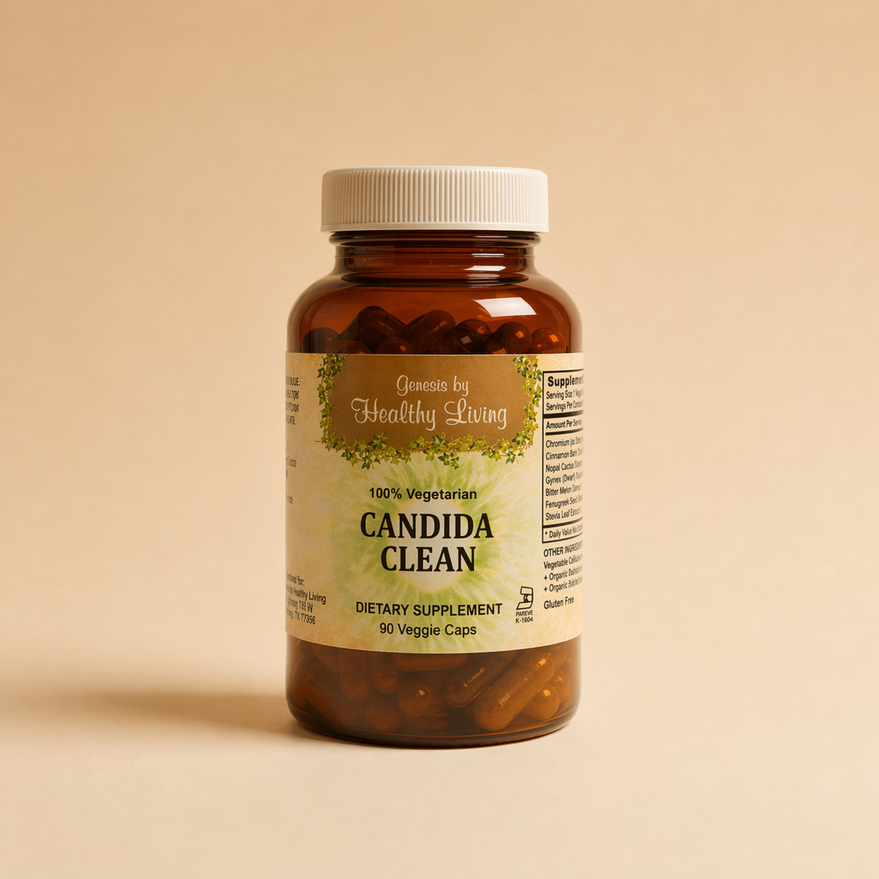 Candida Clean product image on cream background