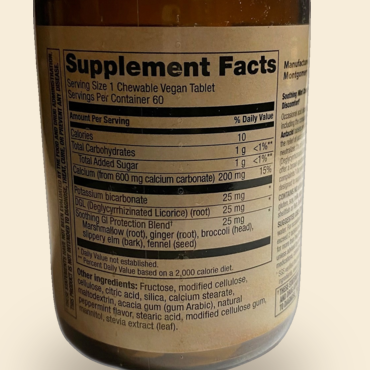 Chewable Antacid — 02-supplement-facts
