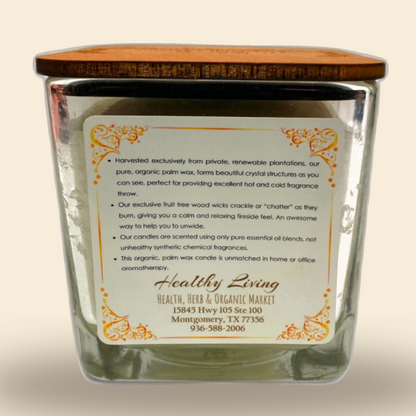 Coconut Palm Wax Candle (12 OZ) — 02-supplement-facts