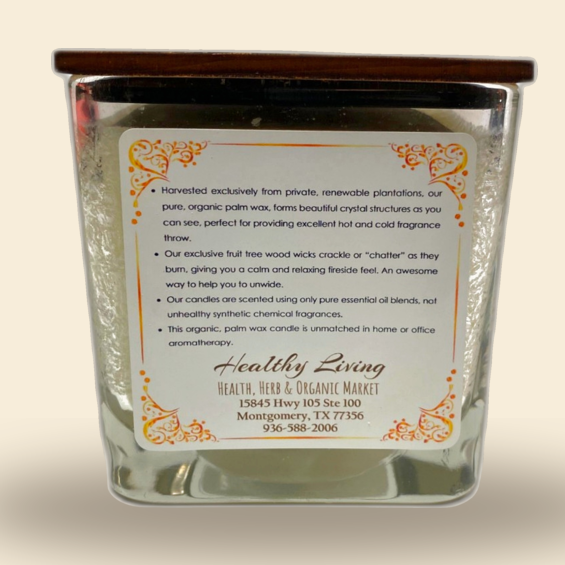Frankincense & Myrrh Palm Wax Aromatherapy Candle - Hand Poured (12 OZ) — 02-supplement-facts