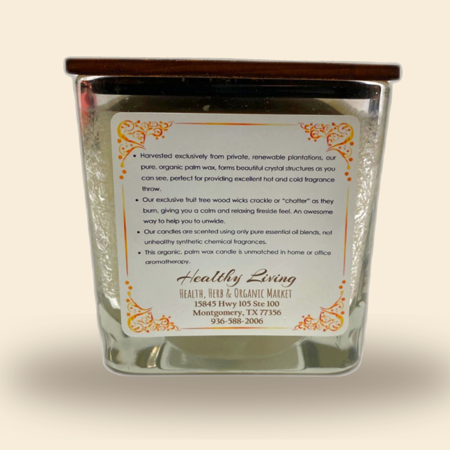 Gardenia Palm Wax Candle (12 OZ) — 02-supplement-facts