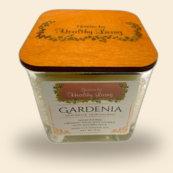 Gardenia Palm Wax Candle (12 OZ) — 03-description
