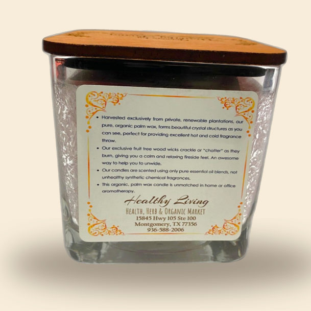 Lavender Palm Wax Candle (12 OZ) — 02-supplement-facts
