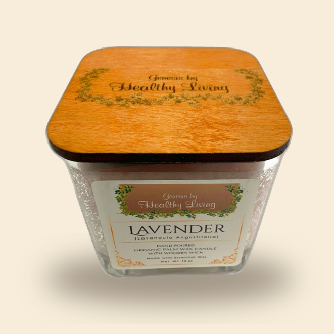 Lavender Palm Wax Candle (12 OZ) — 03-description