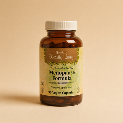 Menopause Formula product image on cream background