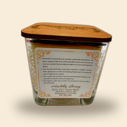 Orange Blossom Palm Wax Candle (12 OZ) — 02-supplement-facts