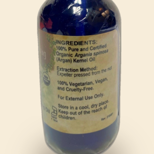 Organic Argan Oil - Premium Anti-Aging Moisturizing Oil (2 FL OZ) — 02-supplement-facts