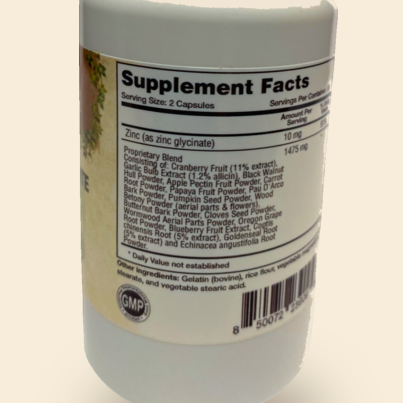 Parasite Complex — 02-supplement-facts