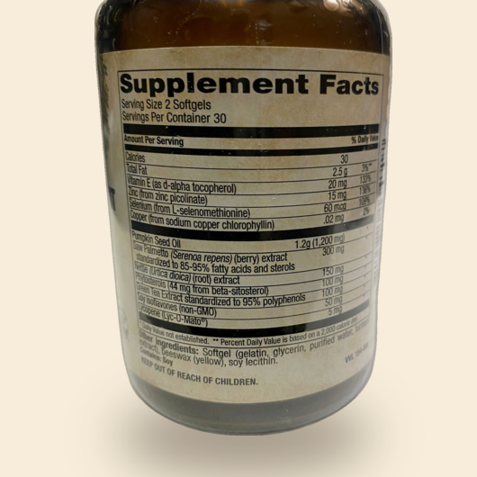 Prostate Support — 02-supplement-facts