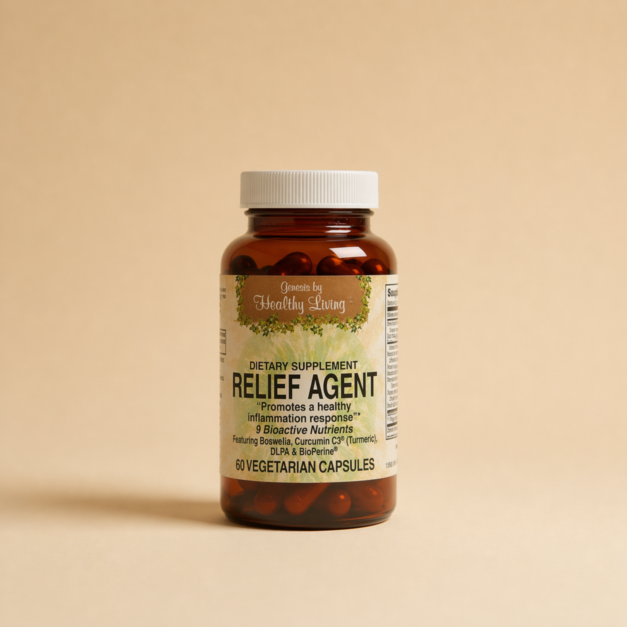 Relief Agent Joint Support product image on cream background