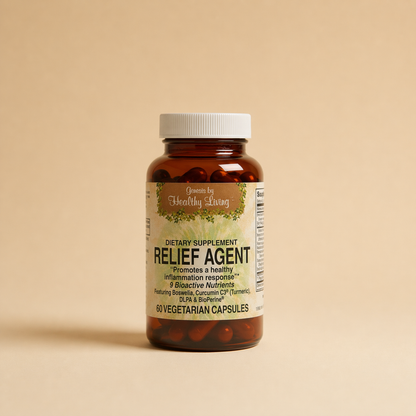 Relief Agent Joint Support product image on cream background