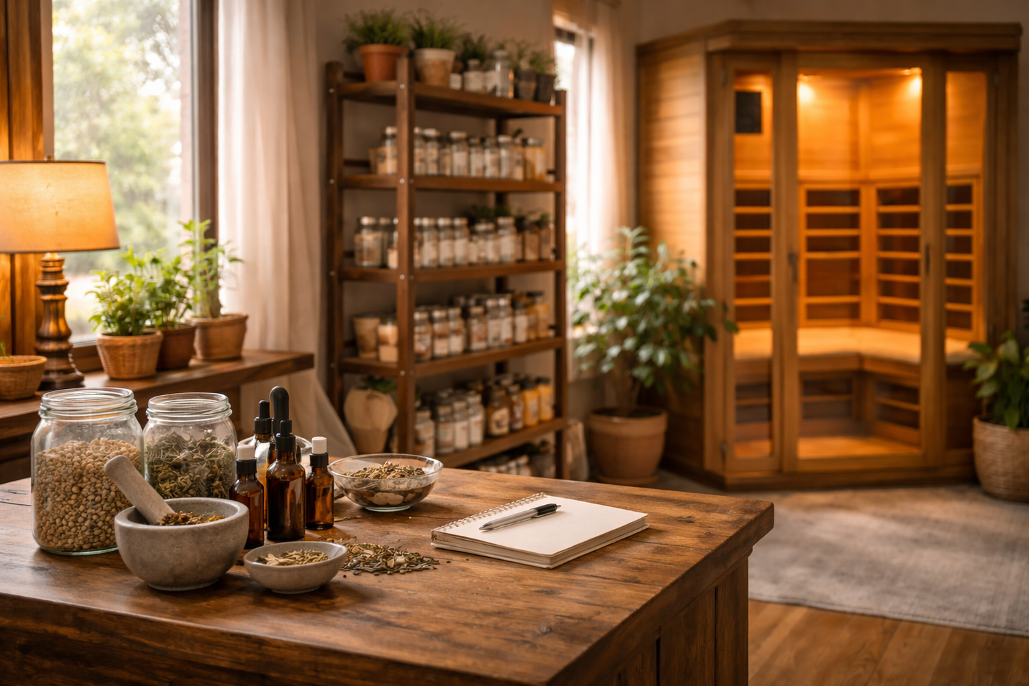Wellness services room at Healthy Living