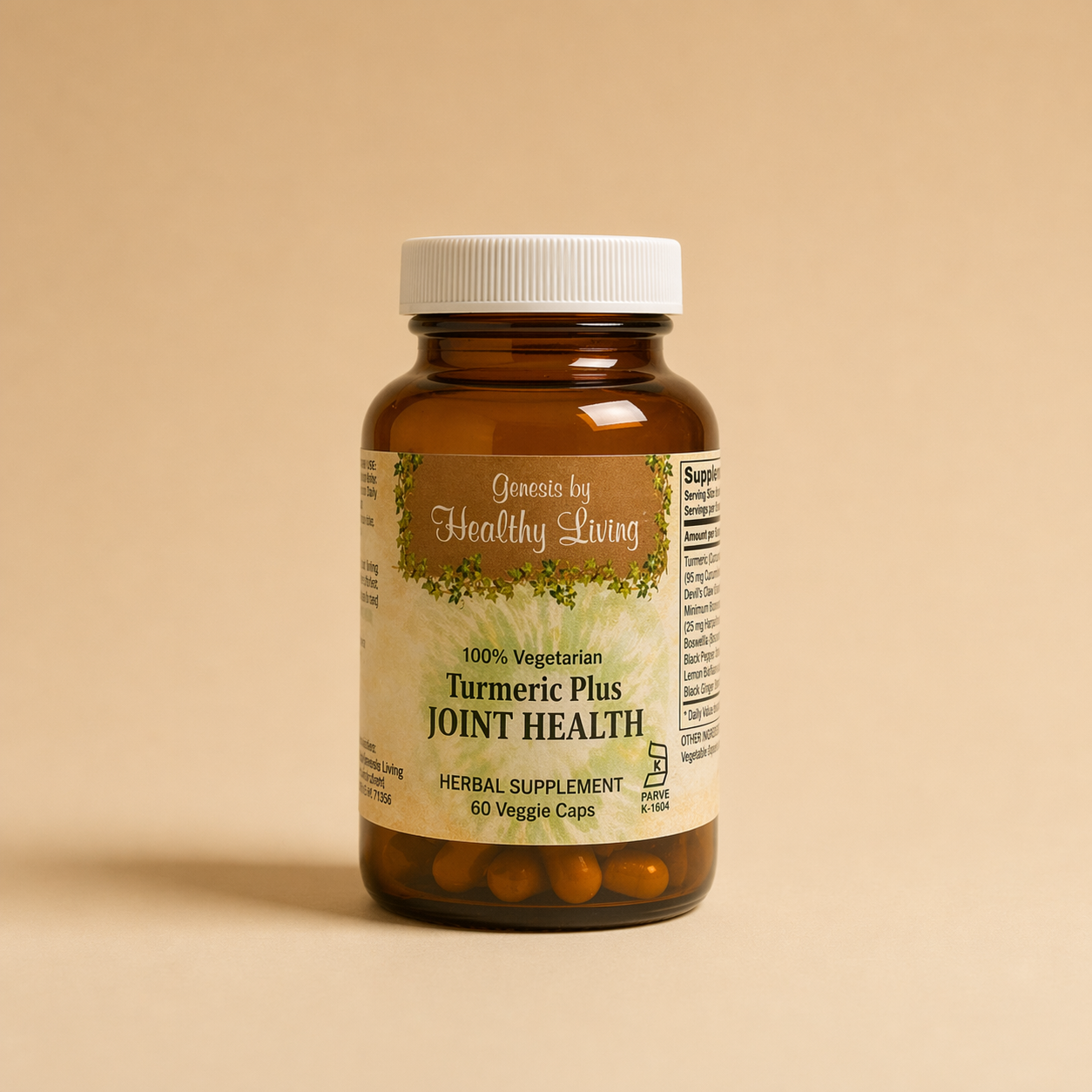 Turmeric Plus Joint Health product image on cream background